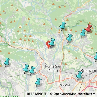 Mappa Via Pietro Ruggeri, 24030 Brembate di sopra BG, Italia (5.86909)