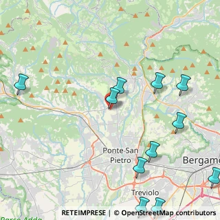 Mappa Via Pietro Ruggeri, 24030 Brembate di sopra BG, Italia (5.60273)