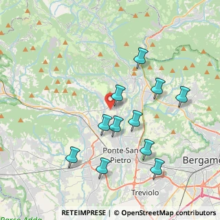 Mappa Via Pietro Ruggeri, 24030 Brembate di sopra BG, Italia (3.82091)