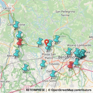 Mappa Via Pietro Ruggeri, 24030 Brembate di sopra BG, Italia (10.008)