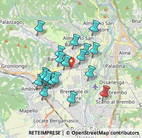 Mappa Via Pietro Ruggeri, 24030 Almenno San Bartolomeo BG, Italia (1.5235)
