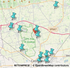 Mappa Piazza Pio X, 31039 Riese Pio X TV, Italia (4.93667)