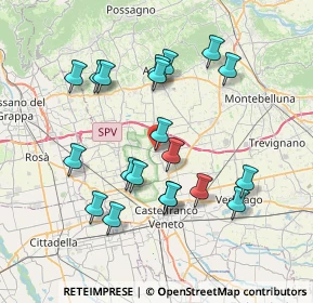 Mappa Piazza Pio X, 31039 Riese Pio X TV, Italia (7.1935)