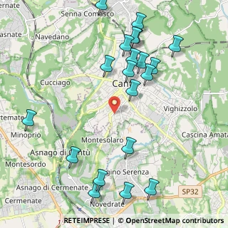 Mappa Via Luigi Casartelli, 22063 Cantù CO, Italia (2.4125)