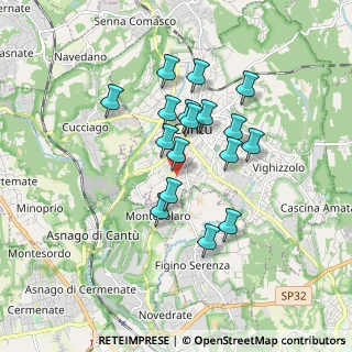 Mappa Via Luigi Casartelli, 22063 Cantù CO, Italia (1.43294)