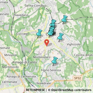 Mappa Via Luigi Casartelli, 22063 Cantù CO, Italia (1.33923)