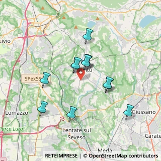 Mappa Via Luigi Casartelli, 22063 Cantù CO, Italia (3.01083)