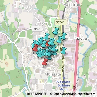 Mappa Via Vittorio Veneto, 21041 Albizzate VA, Italia (0.21111)