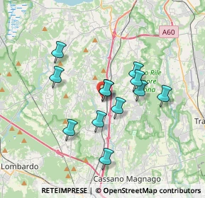 Mappa Via Vittorio Veneto, 21041 Albizzate VA, Italia (2.8875)