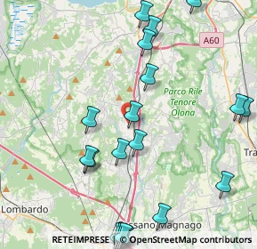 Mappa Via Vittorio Veneto, 21041 Albizzate VA, Italia (5.264)