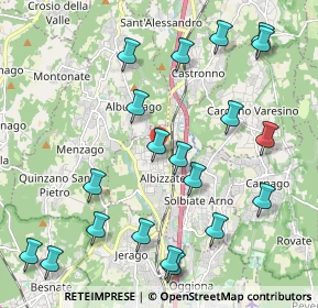 Mappa Via Vittorio Veneto, 21041 Albizzate VA, Italia (2.417)