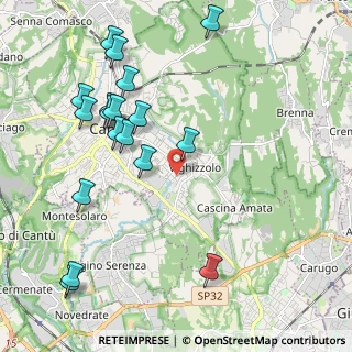 Mappa Via Cartesio, 22063 Cantù CO, Italia (2.36222)