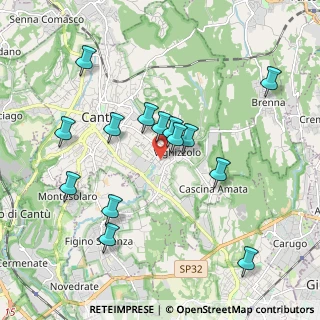 Mappa Via Cartesio, 22063 Cantù CO, Italia (1.89429)