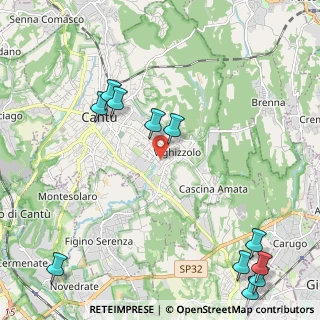 Mappa Via Cartesio, 22063 Cantù CO, Italia (2.88091)