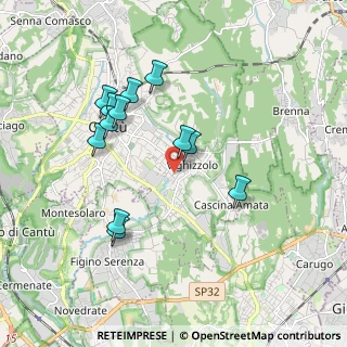 Mappa Via Cartesio, 22063 Cantù CO, Italia (1.74583)