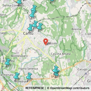 Mappa Via Cartesio, 22063 Cantù CO, Italia (3.29615)