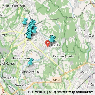 Mappa Via Cartesio, 22063 Cantù CO, Italia (1.902)