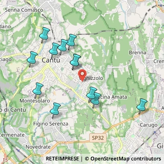 Mappa Via Cartesio, 22063 Cantù CO, Italia (2.0025)