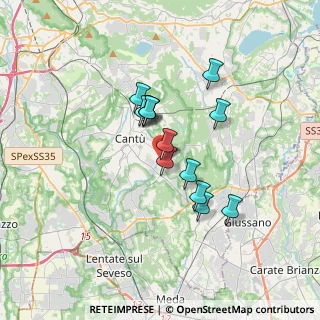 Mappa Via Cartesio, 22063 Cantù CO, Italia (2.60231)