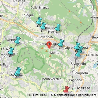 Mappa Via Bongiaga, 23888 Rovagnate LC, Italia (2.73615)