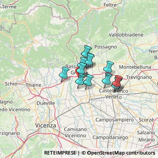 Mappa Via Baggi, 36027 Rosà VI, Italia (8.52357)