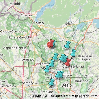 Mappa Via Torino, 22063 Cantù CO, Italia (7.14308)
