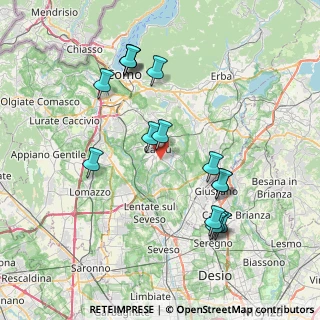 Mappa Via Torino, 22063 Cantù CO, Italia (7.85667)
