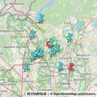 Mappa Via Torino, 22063 Cantù CO, Italia (6.64231)