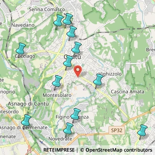 Mappa Via Torino, 22063 Cantù CO, Italia (2.5525)