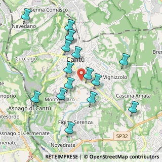 Mappa Via Torino, 22063 Cantù CO, Italia (1.93063)
