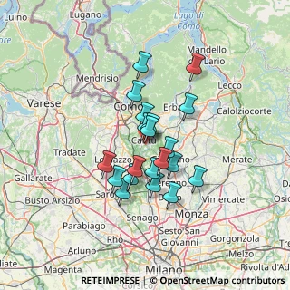 Mappa Via Torino, 22063 Cantù CO, Italia (10.156)