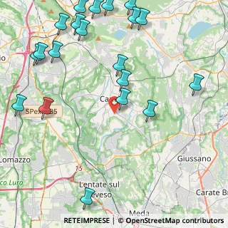 Mappa Via Torino, 22063 Cantù CO, Italia (5.7835)