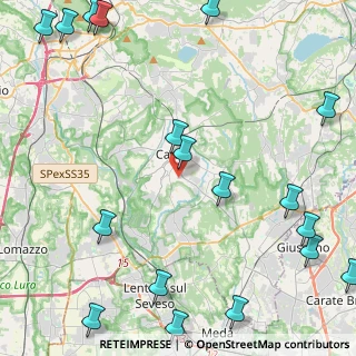 Mappa Via Torino, 22063 Cantù CO, Italia (6.8275)