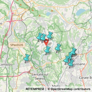 Mappa Via Torino, 22063 Cantù CO, Italia (3.57182)