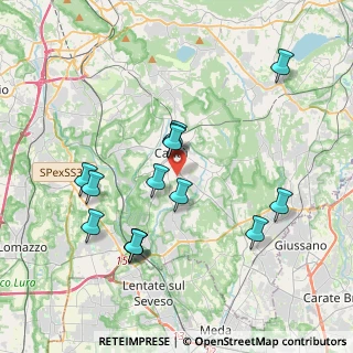 Mappa Via Torino, 22063 Cantù CO, Italia (3.75143)