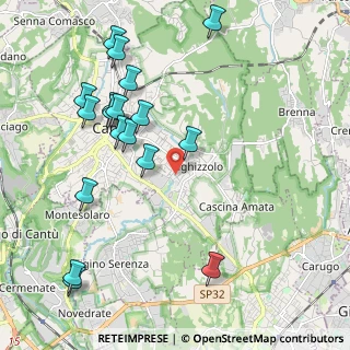 Mappa Via Pitagora, 22063 Cantù CO, Italia (2.31778)