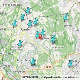 Mappa Via Pitagora, 22063 Cantù CO, Italia (2.25357)