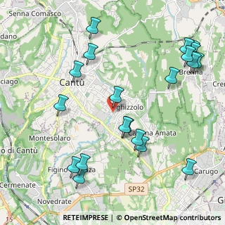 Mappa Via Pitagora, 22063 Cantù CO, Italia (2.497)