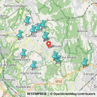 Mappa Via Pitagora, 22063 Cantù CO, Italia (1.9725)