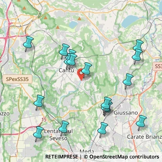 Mappa Via Pitagora, 22063 Cantù CO, Italia (4.71235)