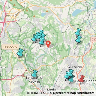Mappa Via Pitagora, 22063 Cantù CO, Italia (4.76625)