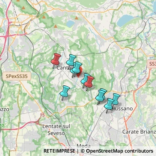 Mappa Via Pitagora, 22063 Cantù CO, Italia (2.62182)