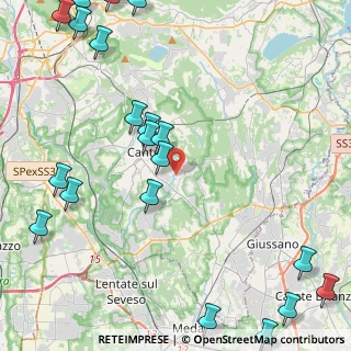 Mappa Via Pitagora, 22063 Cantù CO, Italia (6.231)
