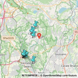 Mappa Via Pitagora, 22063 Cantù CO, Italia (4.32417)