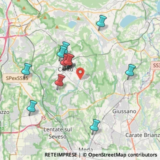 Mappa Via Pitagora, 22063 Cantù CO, Italia (3.67769)