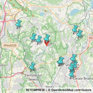 Mappa Via Pitagora, 22063 Cantù CO, Italia (4.83231)
