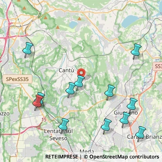 Mappa Via Pitagora, 22063 Cantù CO, Italia (5.35667)