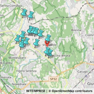 Mappa Via dei Santi, 22063 Cantù CO, Italia (1.86)