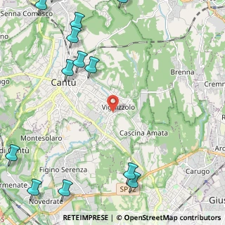Mappa Via dei Santi, 22063 Cantù CO, Italia (3.39462)