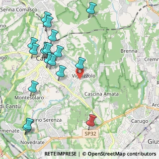 Mappa Via dei Santi, 22063 Cantù CO, Italia (2.51111)